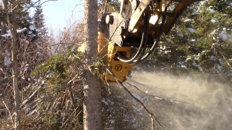 Using a Mulching Head for an Excavator